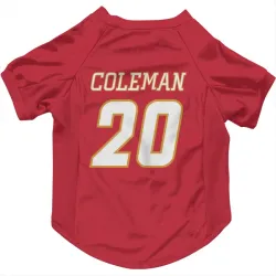 Calgary Flames Blake Coleman Red White Pet Jersey for Dog & Cat