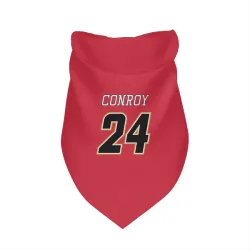 Calgary Flames Craig Conroy Red Black Pet Bandana for Dog & Cat