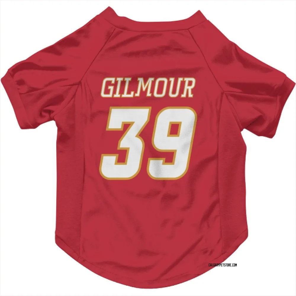 Calgary Flames Doug Gilmour Red White Pet Jersey for Dog & Cat