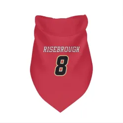 Calgary Flames Doug Risebrough Red Black Pet Bandana for Dog & Cat