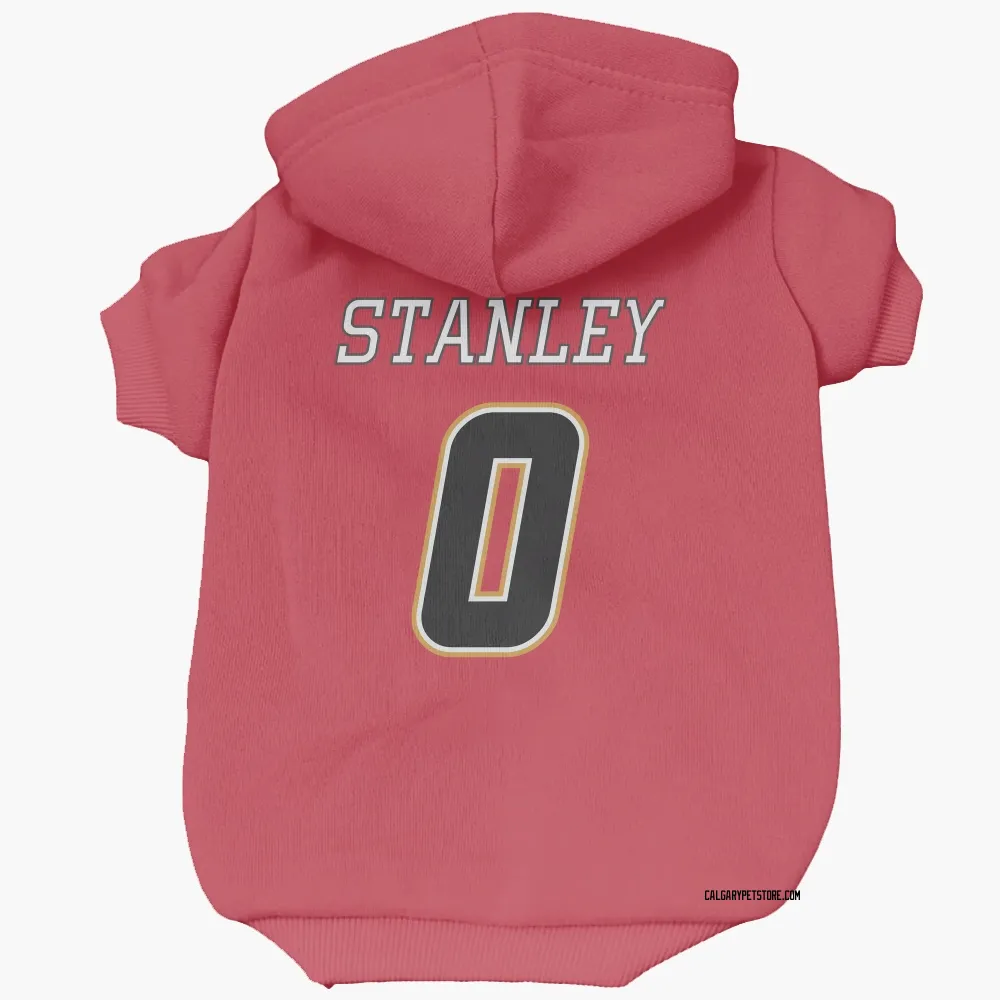 Calgary Flames Hoyt Stanley Red Black Pet Hoodie for Dog & Cat