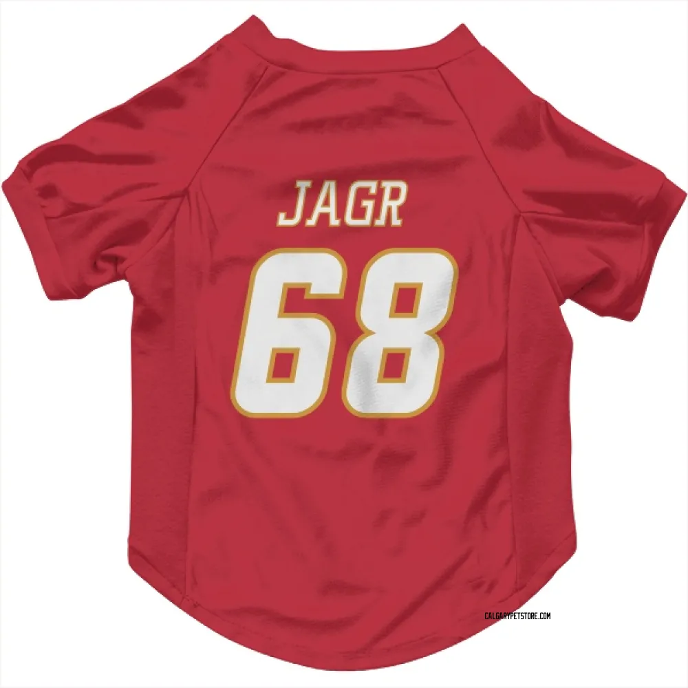 Calgary Flames Jaromir Jagr Red White Pet Jersey for Dog & Cat