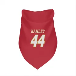 Calgary Flames Joel Hanley Red White Pet Bandana for Dog & Cat