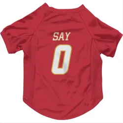 Calgary Flames Owen Say Red White Pet Jersey for Dog & Cat