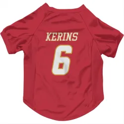 Calgary Flames Rory Kerins Red White Pet Jersey for Dog & Cat