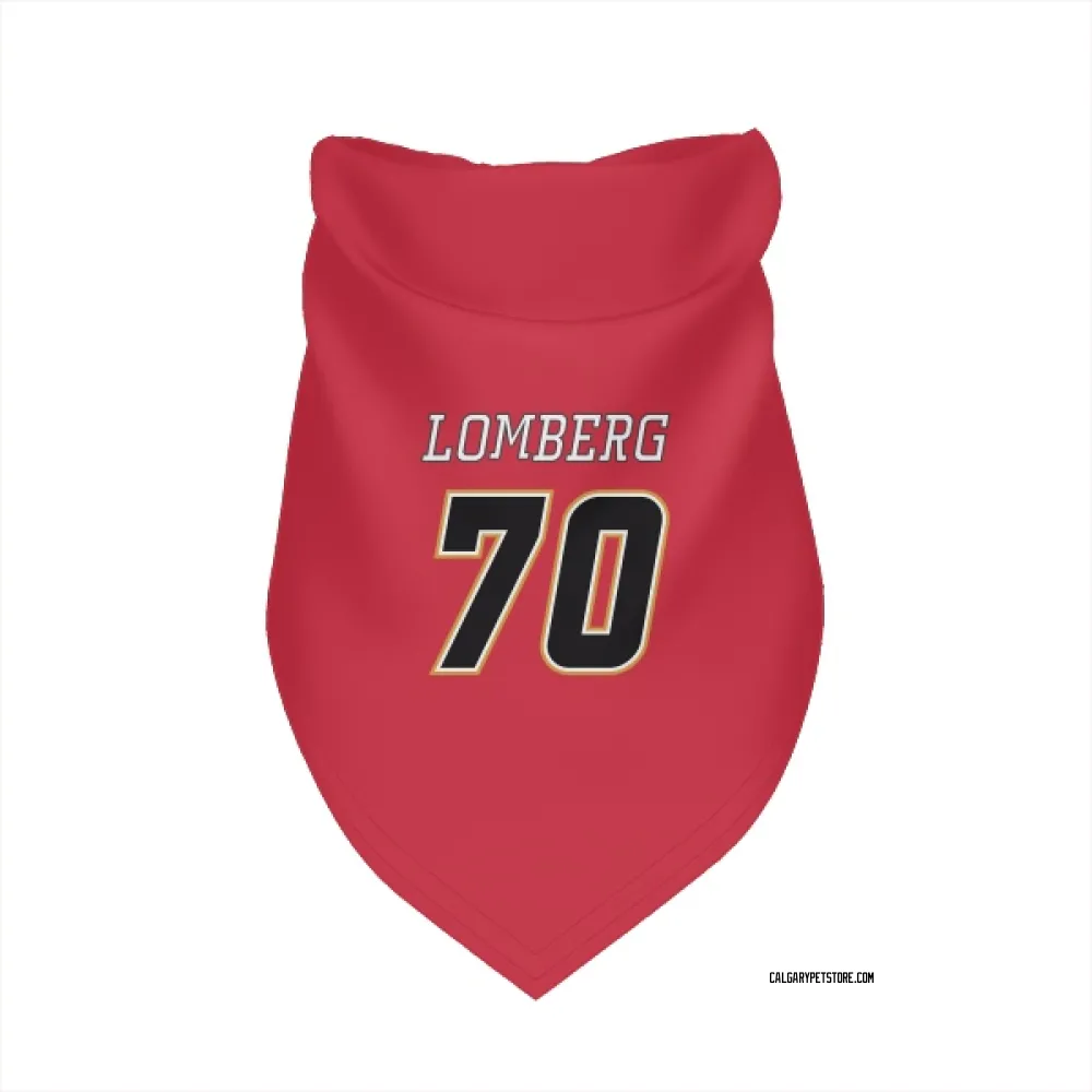 Calgary Flames Ryan Lomberg Red Black Pet Bandana for Dog & Cat