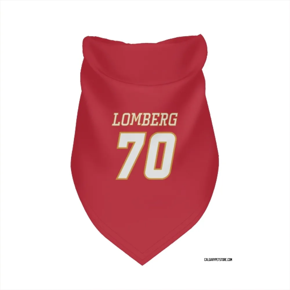 Calgary Flames Ryan Lomberg Red White Pet Bandana for Dog & Cat
