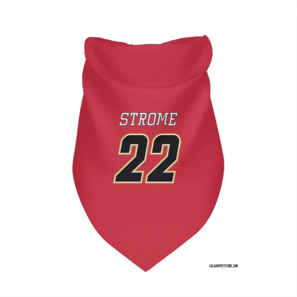 Calgary Flames Ryan Strome Red Black Pet Bandana for Dog & Cat