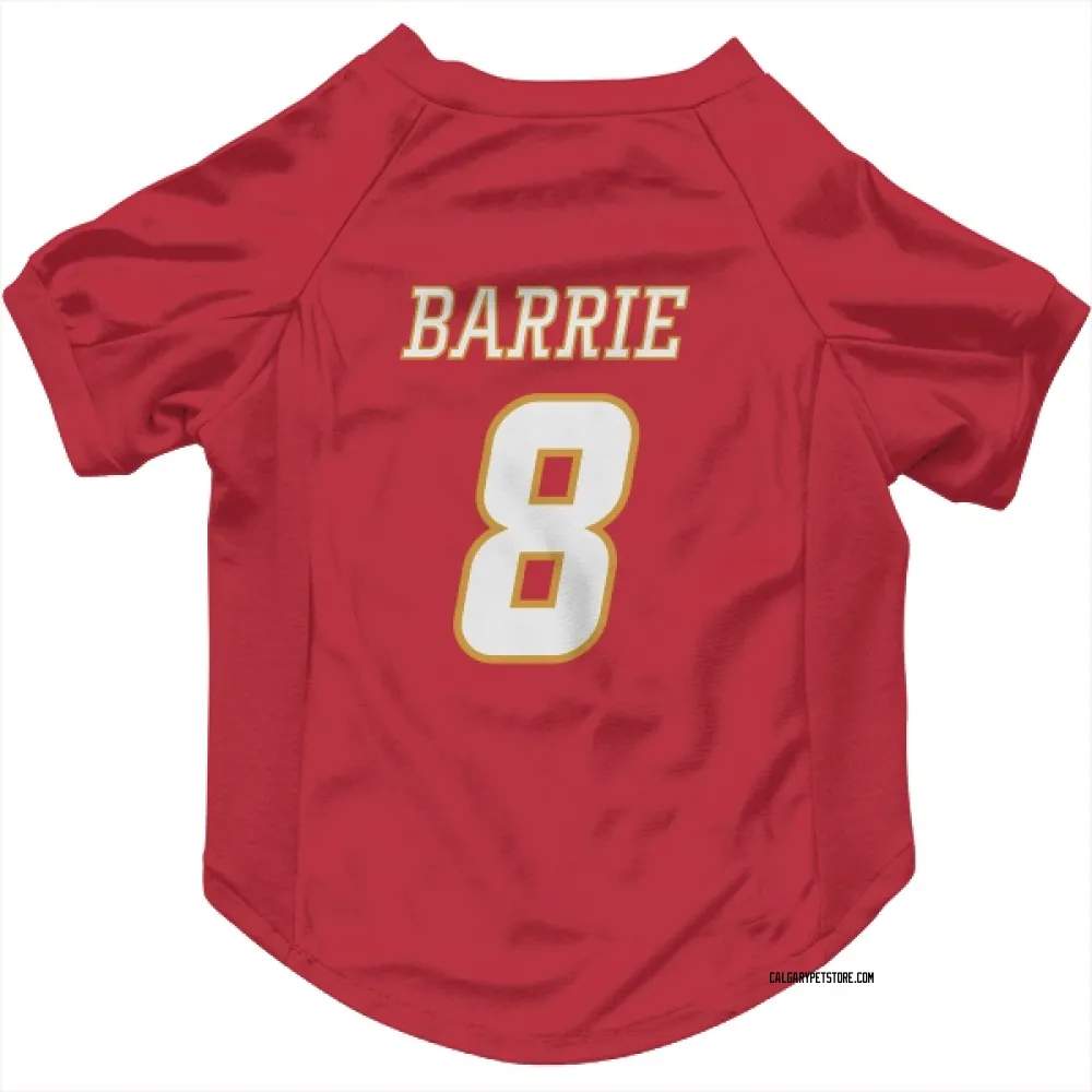 Calgary Flames Tyson Barrie Red White Pet Jersey for Dog & Cat